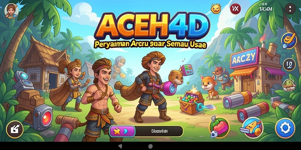 Tampilan gameplay ACEH4D dengan karakter dan level yang menarik.