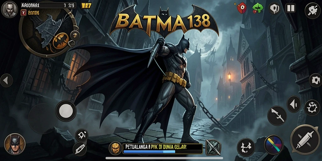 Tangkapan layar gameplay <strong>BATMAN138</strong> menunjukkan aksi seru dalam petualangan epik.