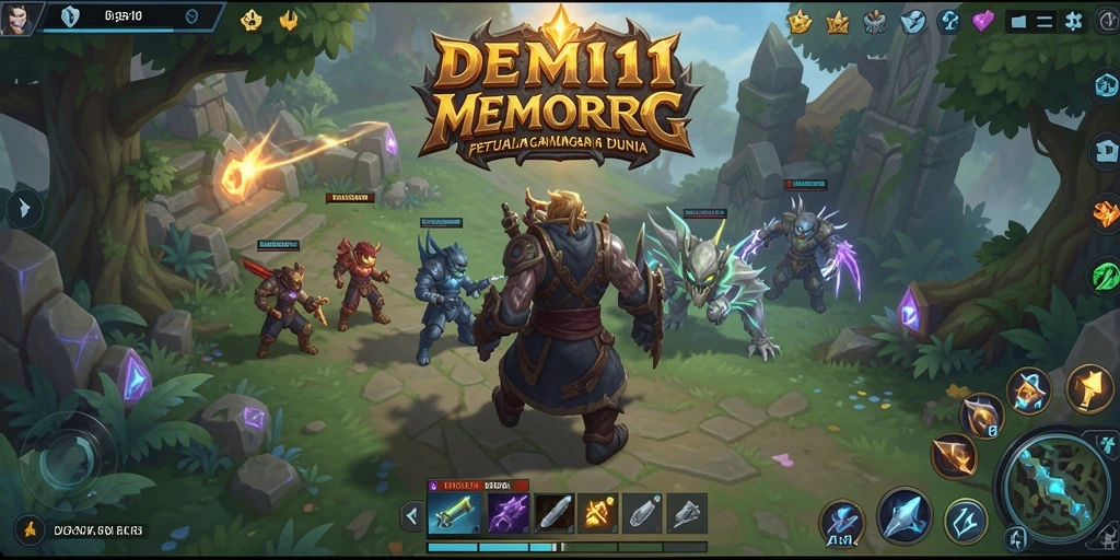 Tampilan gameplay DEMI11 yang menakjubkan dalam dunia MMORPG.