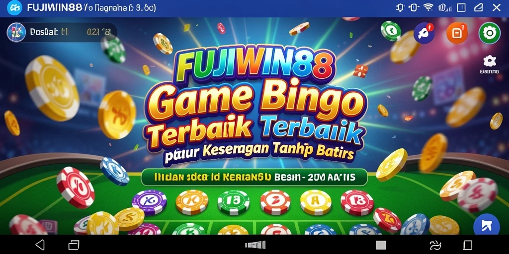 Tampilan menarik dari gameplay Bingo di FUJIWIN88.
