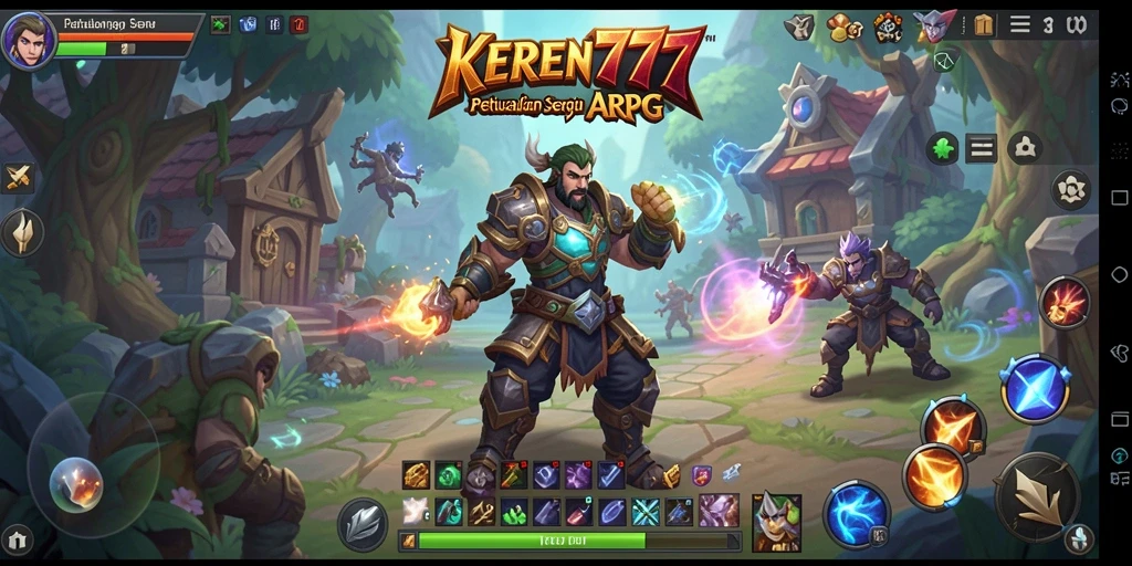 Tampilan gameplay KEREN777 yang menegangkan dan seru.