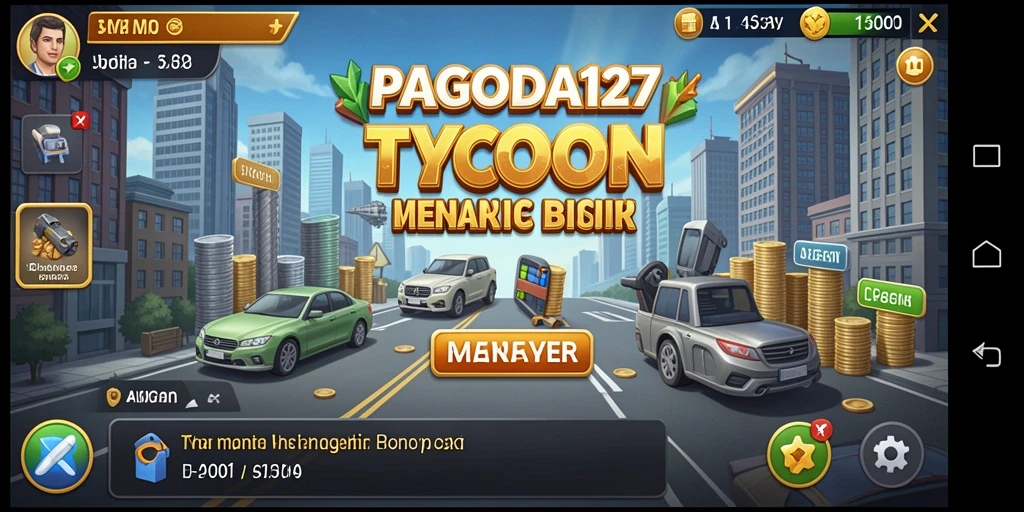 Screenshot gameplay PAGODA127 menampilkan dinamika bisnis yang seru.