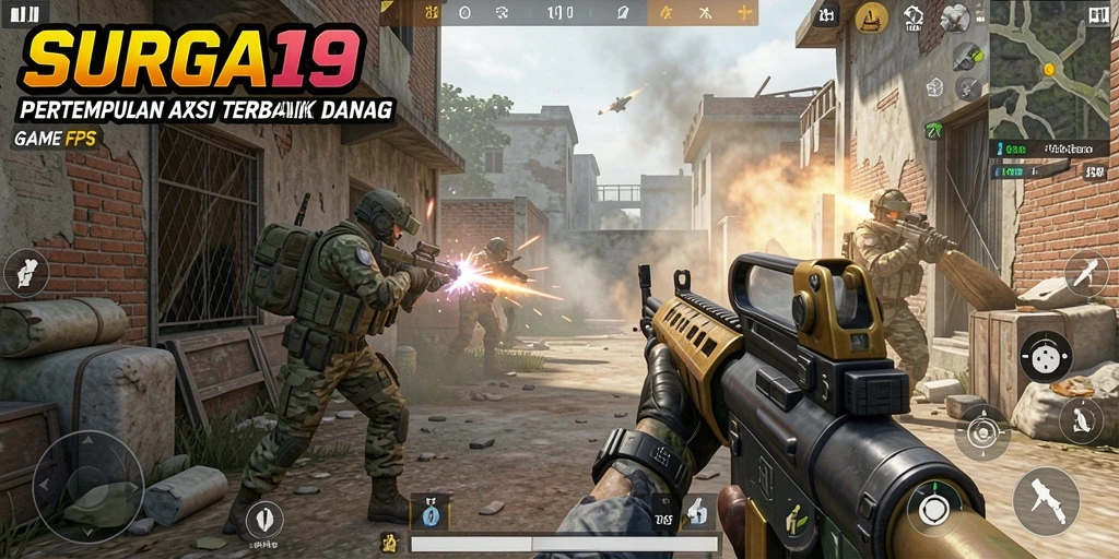 Tangkapan layar dari gameplay mendebarkan SURGA19.