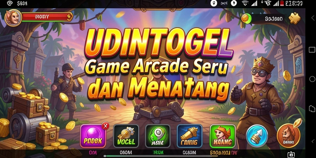 Tangkapan layar dari permainan arcade yang seru dan menantang.