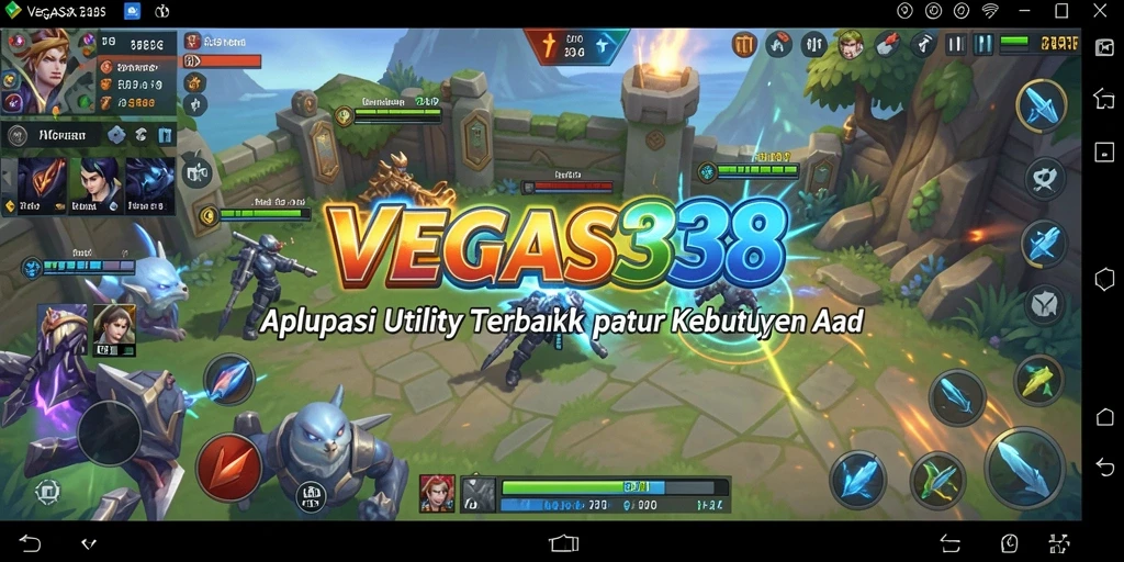 Screenshot utama VEGAS338 yang menunjukkan antarmuka aplikasi Utility.